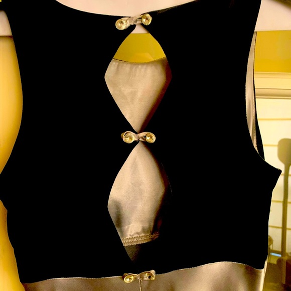 Joseph Ribkoff  velvet and satin long formal dress - Picture 1 of 4